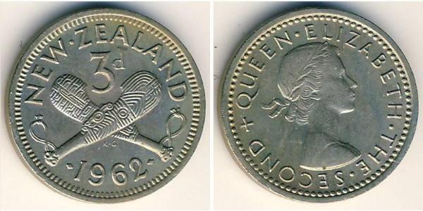 3 Penny 新西兰 銅/镍 
