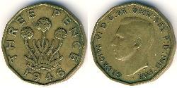 3 Penny 英国 青铜/镍 