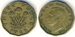 3 Penny 英国 青铜/镍 