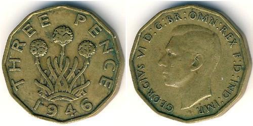 3 Penny 英国 青铜/镍 