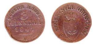 3 Pfennig Principauté de Lippe (1123 - 1918)  