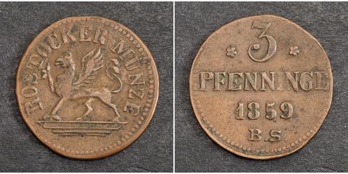 3 Pfennig 联邦州 (德国) 銅 