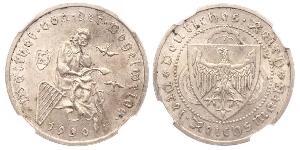 3 Reichsmark République de Weimar (1918-1933) Argent 