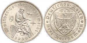 3 Reichsmark République de Weimar (1918-1933) Argent 