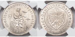 3 Reichsmark République de Weimar (1918-1933) Argent 