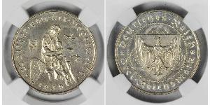 3 Reichsmark República de Weimar (1918-1933) Plata 