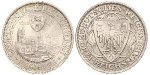 3 Reichsmark República de Weimar (1918-1933) Plata 