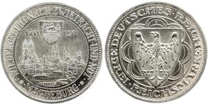 3 Reichsmark Weimarer Republik (1918-1933) Silber 