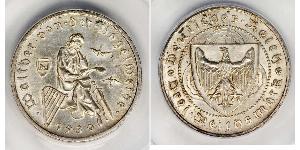 3 Reichsmark Weimarer Republik (1918-1933) Silber 