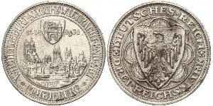 3 Reichsmark Weimarer Republik (1918-1933) Silber 