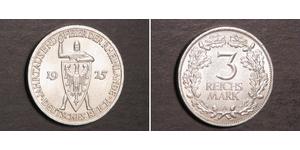 3 Reichsmark Weimar Republic (1918-1933) Silver 