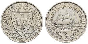 3 Reichsmark Weimar Republic (1918-1933) Silver 