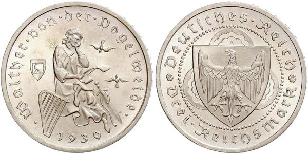 3 Reichsmark Weimar Republic (1918-1933) Silver 