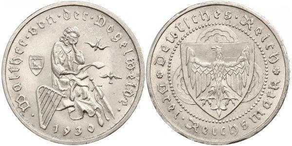 3 Reichsmark Weimar Republic (1918-1933) Silver 