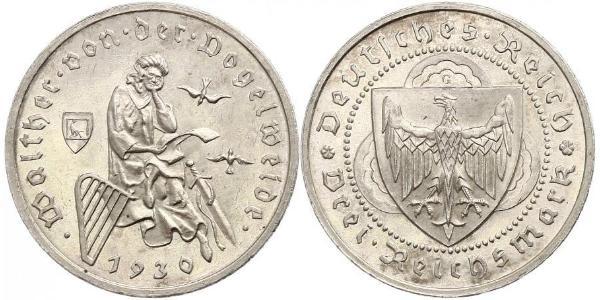 3 Reichsmark Weimar Republic (1918-1933) Silver 