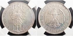 3 Reichsmark Веймарская республика (1918-1933) Серебро 