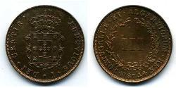 3 Reis Regno del Portogallo (1139-1910) Rame 