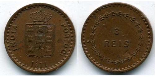 3 Reis 葡屬印度 (1505 - 1961) 銅 