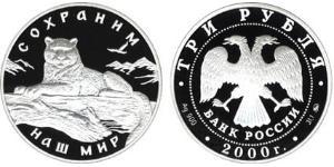 3 Ruble Russian Federation (1991 - ) Silver 
