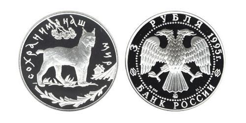 3 Rublo Federazione russa (1991 - ) Argento 