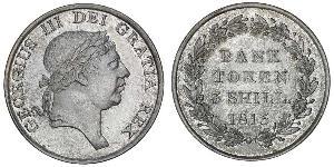 3 Shilling Regno Unito  Argento Giorgio III (1738-1820)