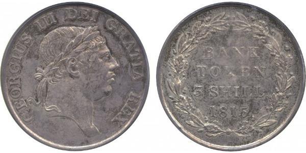 3 Shilling Regno Unito  Argento Giorgio III (1738-1820)