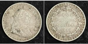 3 Shilling Regno Unito di Gran Bretagna e Irlanda (1801-1922) Argento Giorgio III (1738-1820)