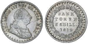 3 Shilling Regno Unito di Gran Bretagna e Irlanda (1801-1922) Argento Giorgio III (1738-1820)