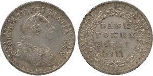 3 Shilling Regno Unito di Gran Bretagna e Irlanda (1801-1922) Argento Giorgio III (1738-1820)