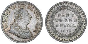 3 Shilling Regno Unito di Gran Bretagna e Irlanda (1801-1922) Argento Giorgio III (1738-1820)