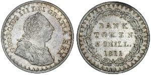 3 Shilling Regno Unito di Gran Bretagna e Irlanda (1801-1922) Argento Giorgio III (1738-1820)