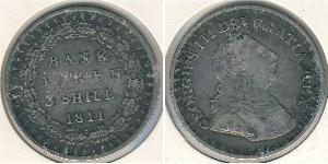 3 Shilling Reino Unido Plata Jorge III (1738-1820)