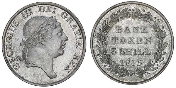 3 Shilling Reino Unido Plata Jorge III (1738-1820)