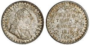 3 Shilling Reino Unido de Gran Bretaña e Irlanda (1801-1922) Plata Jorge III (1738-1820)