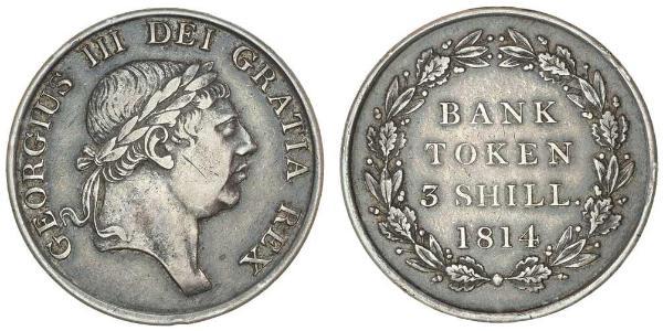 3 Shilling United Kingdom Silver George III (1738-1820)