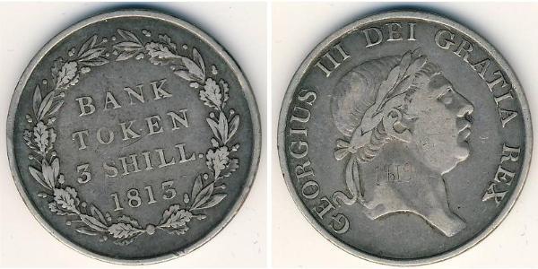 3 Shilling United Kingdom Silver George III (1738-1820)