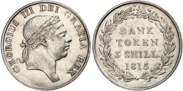 3 Shilling 大不列颠及爱尔兰联合王国 (1801 - 1922) 銀 喬治三世 (1738-1820)