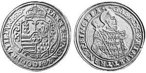 3 Thaler Principality of Transylvania (1571-1711) Plata 
