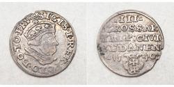 3 Grosh Pologne Argent Sigismund I the Old