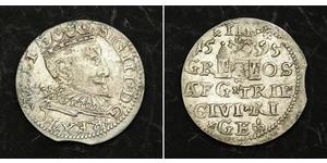 3 Грош Польша Серебро Сигизмунд III