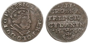 3 Грош Польща Срібло Sigismund I the Old