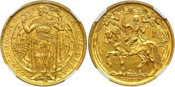 3 Дукат Чехословакія (1918-1992) Золото 