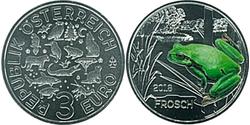 3 Евро Австрийская Республика(1955 - ) Медь 