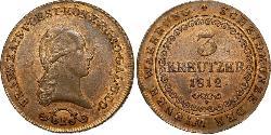 3 Крейцер Австрийская империя (1804-1867) Медь Francis II, Holy Roman Emperor (1768 - 1835)