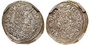 3 Крейцер Бавария (курфюршество) (1623 - 1806) Серебро Максимилиан II (курфюрст Баварии)