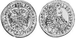 3 Крейцер Княжество Трансильвания (1571-1711) Серебро 