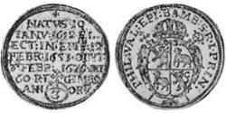 3 Крейцер Prince-Bishopric of Bamberg (1245–1802) Срібло 