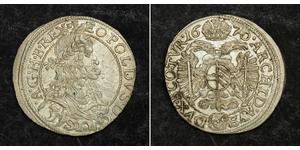 3 Крейцер Австрія Срібло Леопольд I Габсбург(1640-1705)