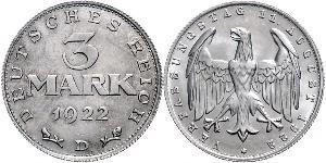 3 Марка Веймарська республіка (1918-1933) Алюміній 