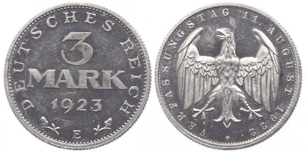 3 Марка Веймарська республіка (1918-1933) Алюміній 